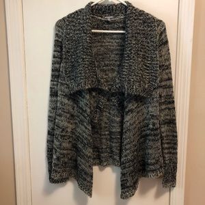 Heather Grey Charlotte Russe Open Cardigan Sweater
